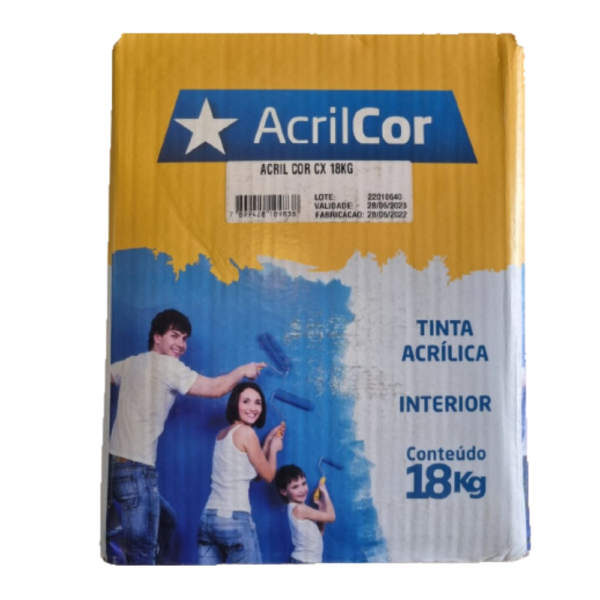 ACRIL COR CAIXA ACRILPLUS 18Kg