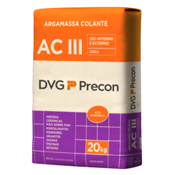 ARGAMASSA COLANTE PRECON AC-3 EXTERNA CINZA 20Kg