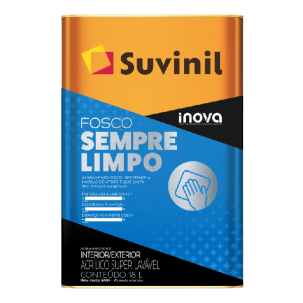 INOVA SEMPRE LIMPO SUVINIL SUPER LAVÁVEL FOSCO