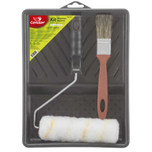 KIT PINTURA PARA PEQUENOS REPAROS 3 PEÇAS CONDOR - Image 2