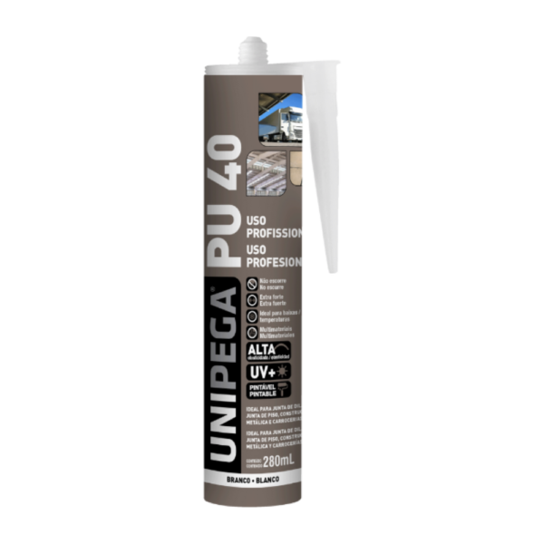 SELANTE UNIPEGA PU40 PROFISSIONAL BRANCO 280ML