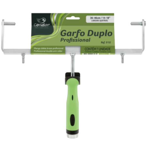 SUPORTE GARFO DUPLO CONDOR PROFISSIONAL 46cm