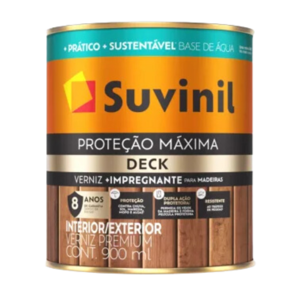 VERNIZ SUVINIL BASE ÁGUA PROTEÇÃO MÁXIMA DECK BRILHANTE NATURAL - Image 2