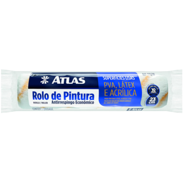 ROLO DE LÃ ANTIRRESPINGO ATLAS 23cm